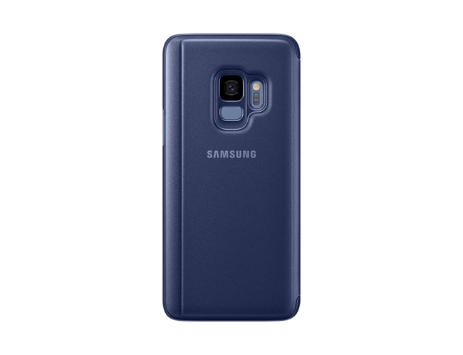 SAMSUNG GALAXY S9 CLEAR VIEW STANDING COVER BLUE